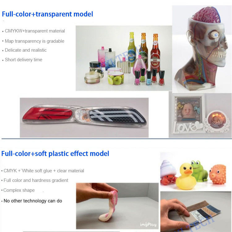 Custom full color 3D printing Rapid prototyping met plastic materiaal