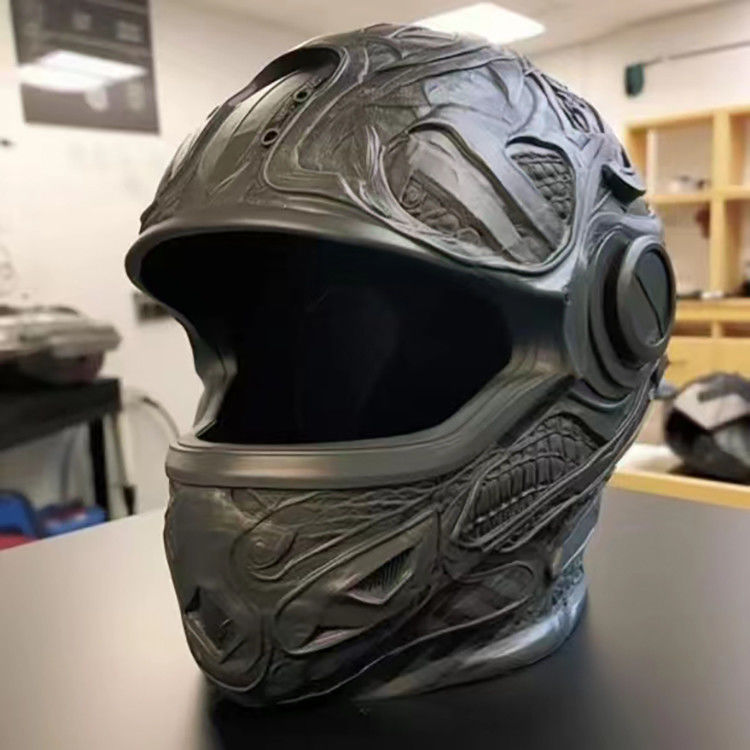 Custom resin nylon gesmolten afzetting modellen voor snel prototyping helm model